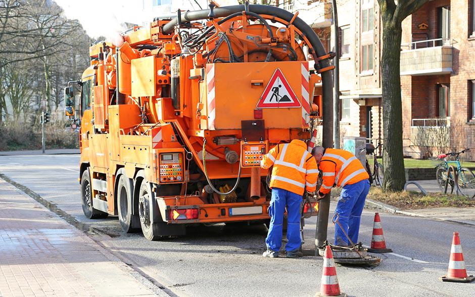 camion cureur Noisiel